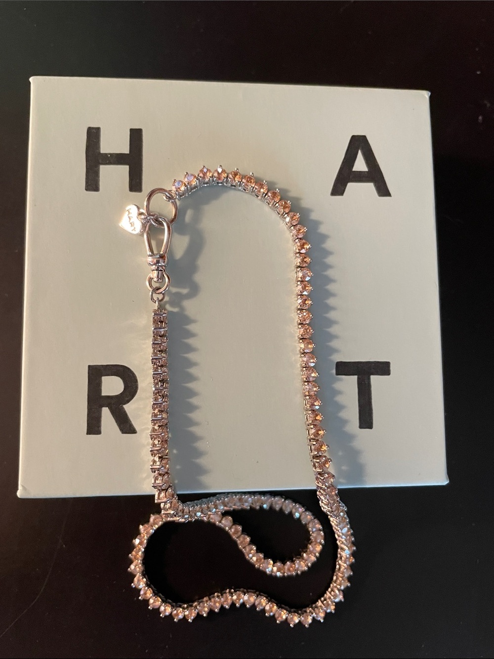 Hart Aurora tennis necklace.